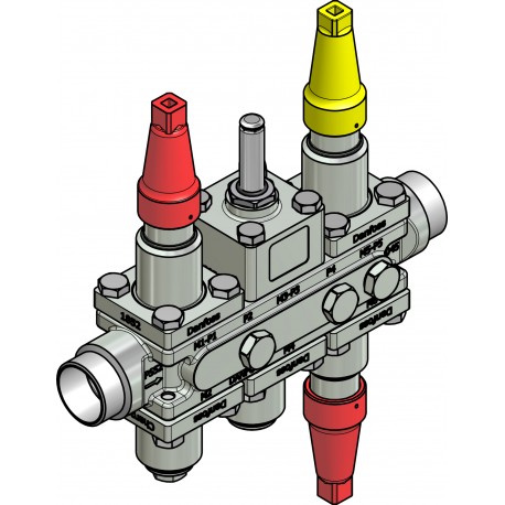 027L3415 DANFOSS REFRIGERATION Ventilstation, ICF 20-6-3HRB, 32 mm, Standardmäßiger Anschluss: EN 10220