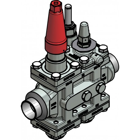 027L4099 DANFOSS REFRIGERATION Valve station, ICF 25-4-11, 40 mm, Connection standard: EN 10220