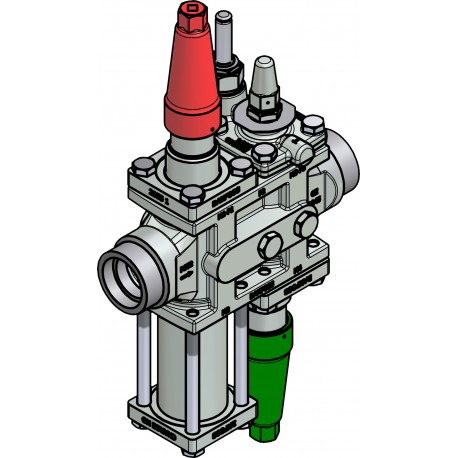 027L4177 DANFOSS REFRIGERATION Ventilstation, ICF 25-4-18, 40 mm, Standardmäßiger Anschluss: EN 10220