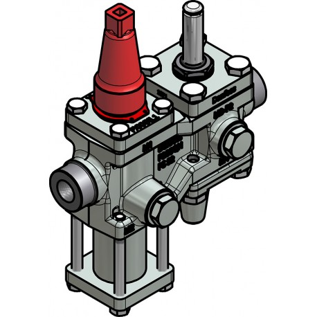 027L4534 DANFOSS REFRIGERATION Valve station, ICF 15-4-8, 15 mm, Connection standard: ANSI B 1.20.1