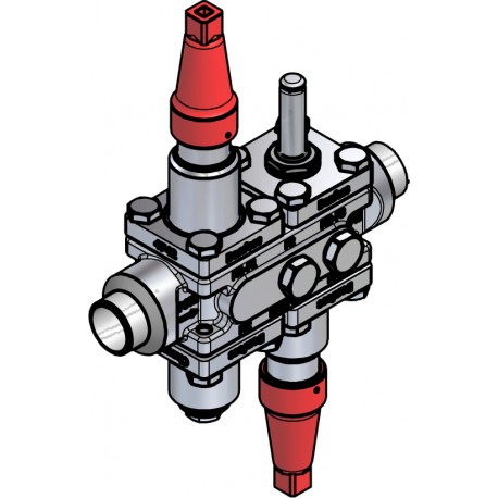 027L4707 DANFOSS REFRIGERATION Valve station, ICF SS 20-4-9, 25 mm, Connection standard: EN 10220