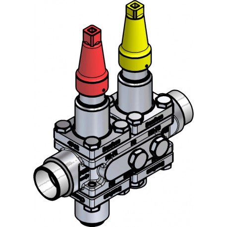 027L4745 DANFOSS REFRIGERATION Valve station, ICF SS 20-4-90, 32 mm, Connection standard: EN 10220