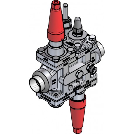 027L4730 DANFOSS REFRIGERATION Valve station, ICF SS 25-4-9, 40 mm, Connection standard: EN 10220
