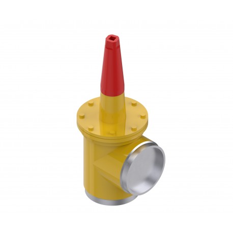 148B6665 DANFOSS REFRIGERATION Vanne d'arrêt, SVA-S 150, Acier, Pression d’utilisation max. [psig]: 943