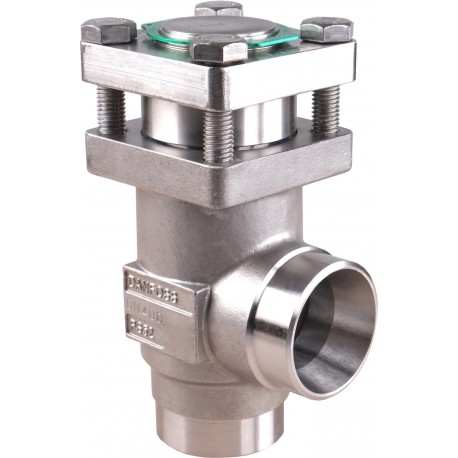 148B5688 DANFOSS REFRIGERATION Rückschlagventil, CHV-X SS 40, Durchflussrichtung: Eck, Standardmäßiger Ansch..