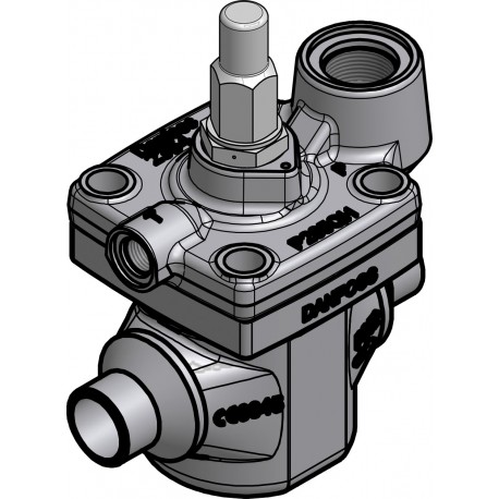 027H2141 DANFOSS REFRIGERATION Pilot operated servo valve, ICS1 25-10, 20 mm, Socket Weld