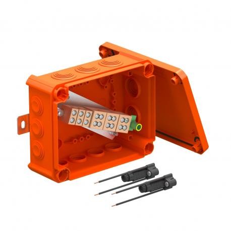 T160ED 10A2F 7205760 OBO BETTERMANN T160ED 10A2F junction box, for function maintenance 190x150x77 Polypropy..