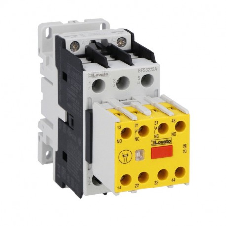 BFS3222A110 LOVATO Contattore di sicurezza 3P 32A AC3 110V 50/60Hz