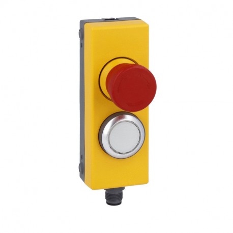 LP4P2B5900 LOVATO Locking mushroom pushbutton, rotational release
for emergency stop, according to ISO13850