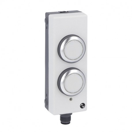 lp4p2b8100L LOVATO Flush illuminated push button with RGB LED