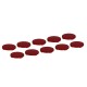 LP4XBL104 LOVATO Présentation de 10 lentilles rouges