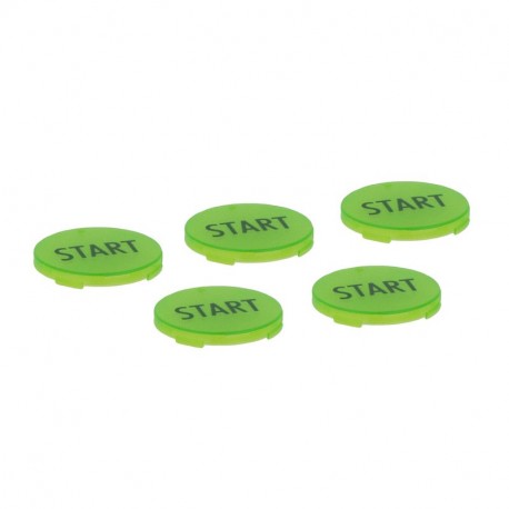 LP4XBL1163 LOVATO Презентация 5 зелёных линз с символом «START»
