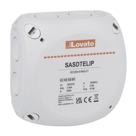 SASDTELIP LOVATO 110VDC telephone line, for installation in (IP66)