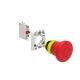 LPCB6744K01 LOVATO Mushroom head pushbuttons. Interlock, twist to release.