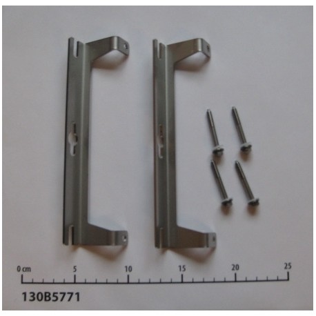 130B5771 Mounting Brackets, 40mm, 2 pcs DANFOSS DRIVES Staffe di montaggio, 40mm, 2 pz