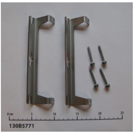 130B5771 Mounting Brackets, 40mm, 2 pcs DANFOSS DRIVES Suportes de montagem, 40mm, 2 pcs