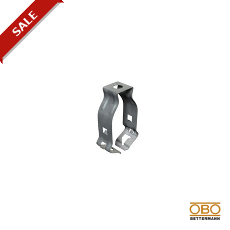S 25 ZD 1486306 OBO BETTERMANN braçadeira de tubo, 18-25mm, zinco, Deltatone 500 Aço St