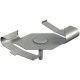 TKD 9 1486608 OBO BETTERMANN Fijación a viga rotatoria, M6x9mm, zincado, Deltatone 500, Acero, St