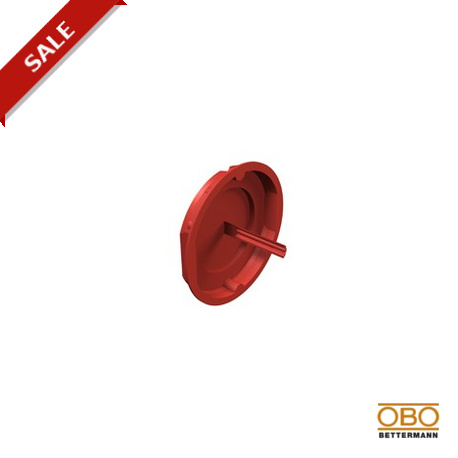 UG 60 SD 2003317 OBO BETTERMANN cobrir escondido sinal, Ø60mm, Vermelho, polietileno, PE