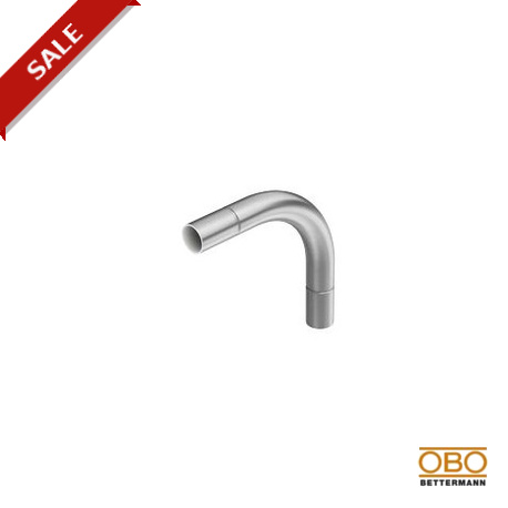 SB16W FT 2046604 OBO BETTERMANN 90 ° Plug-in-Stahl biegen, Ø16mm, feuerverzinkt nach DIN EN ISO 1461, Stahl,..