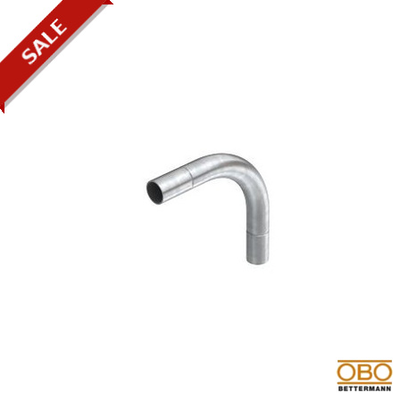 SB16W G 2046847 OBO BETTERMANN Stapa-Plug-in Kurve ohne Gewinde, Ø16mm, galvanisch, DIN 50961, Stahl, St