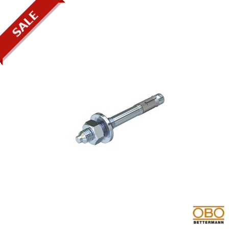 FAZ II 10 30 3498581 OBO BETTERMANN Anclaje con pernos, M10x115mm, electrozincado, DIN 50961, Acero, St