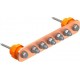 1802 5 CU 5015830 OBO BETTERMANN équipotentielles potentiels BigBar / 5 connexions, 5xM10, cuivre, Cu