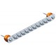 1802 10 CU 5015842 OBO BETTERMANN Equipotenziale bus bar, BigBar / 10 Tomas, 10xM10, Rame, Cu