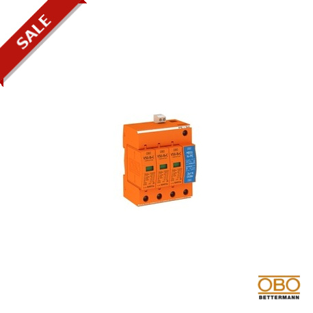V50-B+C 3+NPE+FS 5093662 OBO BETTERMANN V50 pára-combinados, 4 pólos + NPE com FS, 280V,
