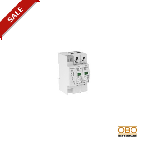 V20-C 2PHFS-600 5094572 OBO BETTERMANN Sovratensioni V20 scaricatore, 2 poli SIST. PV + FS, 600V DC,