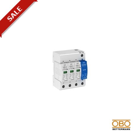 V20-C 3+NPE-280 5094656 OBO BETTERMANN parafoudre sobret. Type 2, la version 3 + 1, 280V,