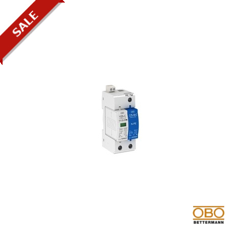 V20-C 1+NPE+FS 5094760 OBO BETTERMANN scaricatore sobret. Tipo 2, la versione 1 + 1 con FS, 280V,