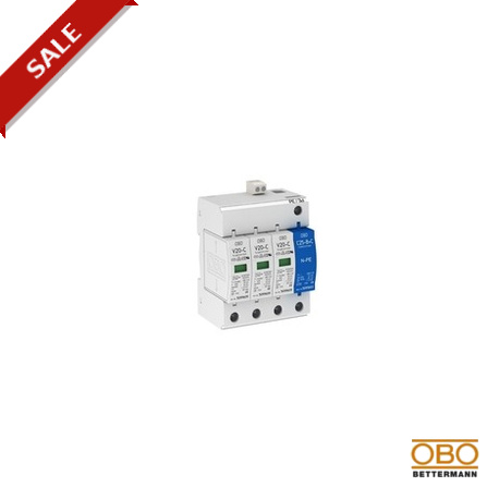 V20-C 3+NPE+FS 5094765 OBO BETTERMANN Surgecontroller V20 3 + 1 mit Fernsignalisierung, 280V,