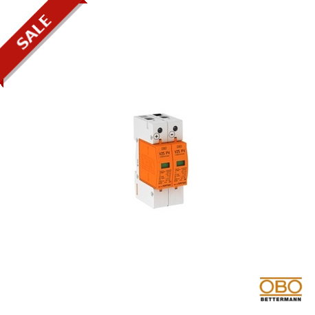 V25-B+C 2-PH900 5097457 OBO BETTERMANN combinato V25 scaricatore, 2 poli SIST. PV, 900V,
