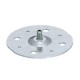 199 DIN 5208017 OBO BETTERMANN placa de fundo com parafuso de rosca M8, 100x100x2, banda galvanizado, DIN EN..