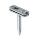 166 LS 70 5226570 OBO BETTERMANN Soporte para conductor, para FL30 con clavo redondo, 70mm, galvanizado en c..