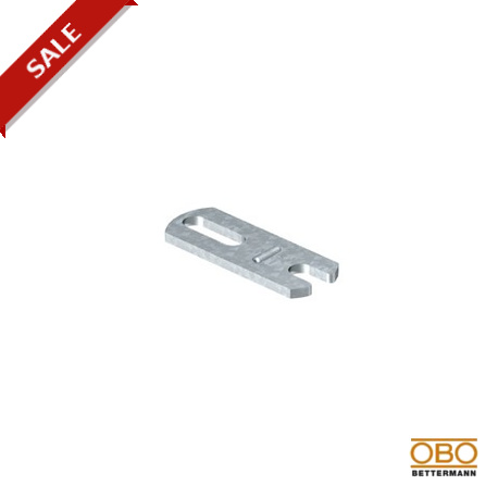 156 FL 5228328 OBO BETTERMANN Parte superior, con agujero alargado abierto, 56mm, galvanizado en caliente po..