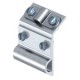 262 A-DIN FT 5316219 OBO BETTERMANN Gutter Klemme, feuerverzinkt nach DIN EN ISO 1461, Stahl, St