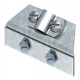 264 5316510 OBO BETTERMANN Snow-catching grate clamp , 8-10mm, Hot-dip galvanised, DIN 267, Teil 10, Steel, ..