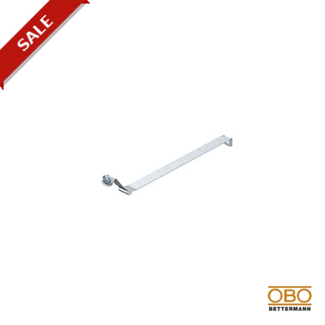 301 S-100 5351057 OBO BETTERMANN Brida para inst. en canalón, con acanaladura para RD 8-10, 100mm, galvaniza..