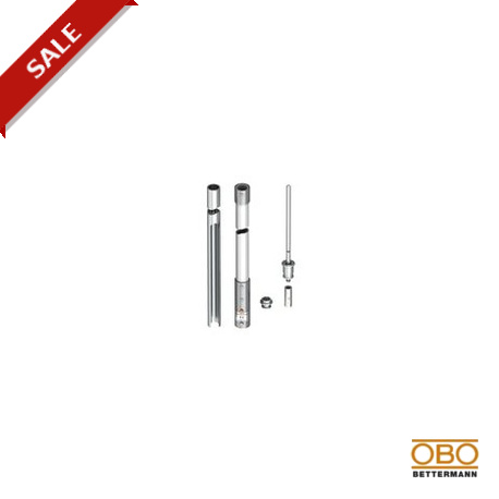 isFang IN-A 4000 5408938 OBO BETTERMANN Isolierter Fangmast + Auslass, 4.000 millimetri, plastica rinforzata..