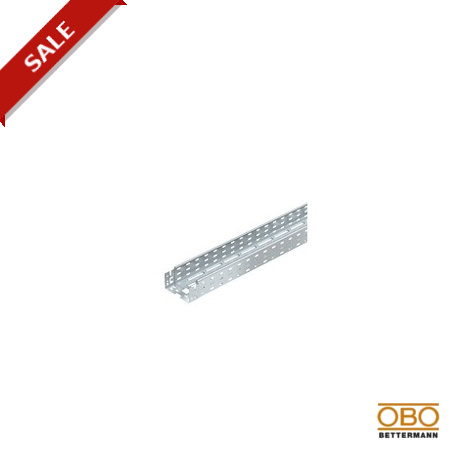 MKSM 815 FS 6059082 OBO BETTERMANN Cable tray MKSM perforated with quick connector, 85x150x3050, Strip-galva..