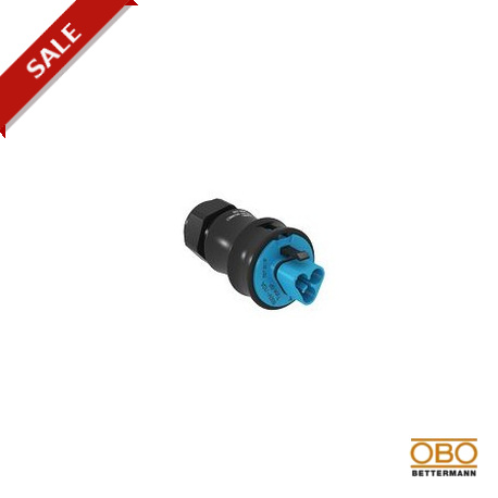 SVLS RST20i3 BL 6069789 OBO BETTERMANN Plug connector for cable connector, blue, L 79, Light blue, 5012, Pol..
