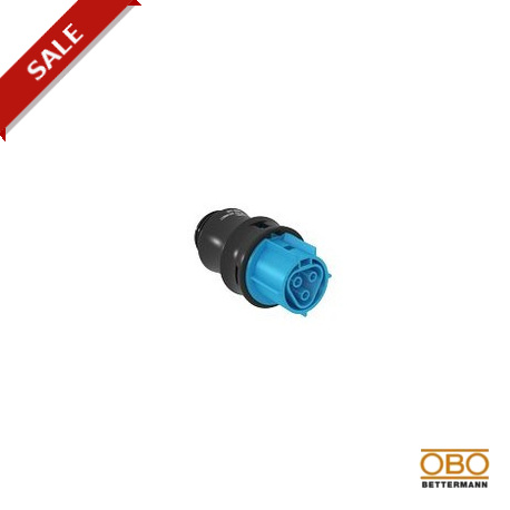 GABI RST20i3 BL 6069795 OBO BETTERMANN Device connection M20 interior socket section, blue, L 68, Light blue..
