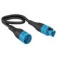 KL1M RST20i3 BL 6069840 OBO BETTERMANN Terminated cable with connector and socket, blue, L 1000, Light blue,..