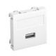 MTG-U2A S RW1 6104850 OBO BETTERMANN Multimedia-Unterstützung, USB 2.0 A Buchse mit Schraubanschluss, 45x45m..