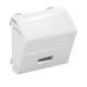 MTS-U2A S RW1 6104862 OBO BETTERMANN Prendere multimediale, USB 2.0 A, con connessione a vite, 45x45mm, bian..