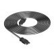 VL-3Q1.5 1 SW 6108100 OBO BETTERMANN Verlängerungskabel Querschnitt 3x1,5 mm², l1000mm, Schwarz,
