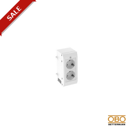 WGM-K1W RW 6109919 OBO BETTERMANN Kit Modalnet, module d'extension, 1-mec., 63x130x64mm, blanc pur, 9010, Po..