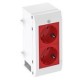 WGM-K1R RW 6109920 OBO BETTERMANN Kit Modalnet, module d'extension, 1-mec., 63x130x64mm, blanc pur, 9010, Po..